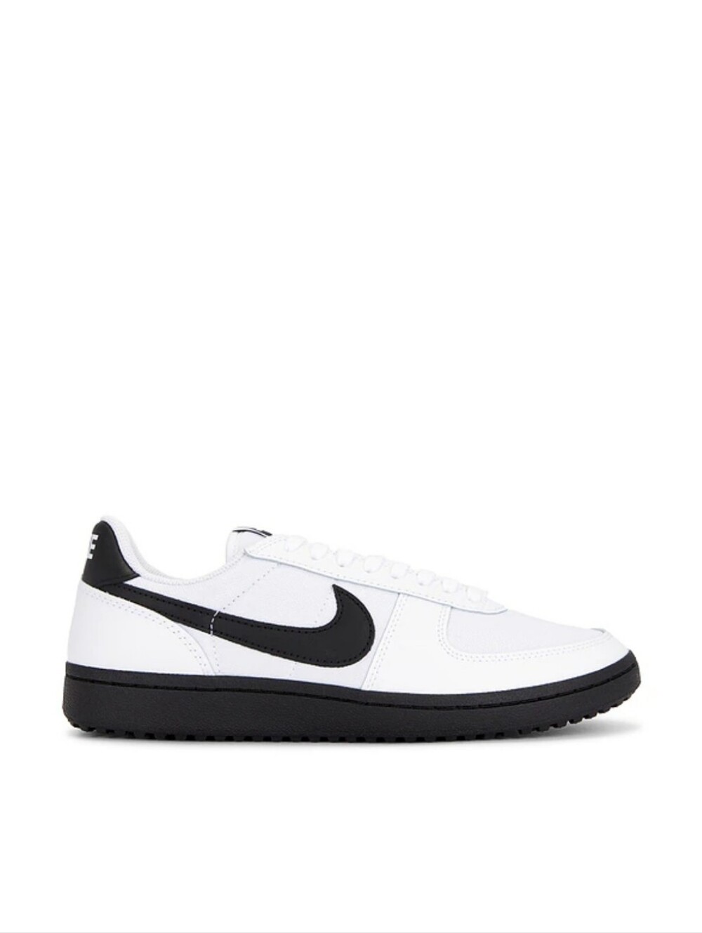 Men's Nike Field General White and Black Low-Top Swoosh Sneaker
